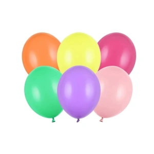 BALONY PASTELOWE MIX KOLOR 27cm STRONG 6szt