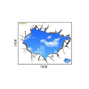 NAKLEJKA NA ŚCIANĘ BLUE SKY 3D