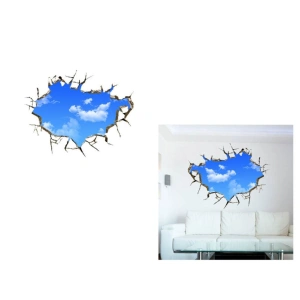 NAKLEJKA NA ŚCIANĘ BLUE SKY 3D