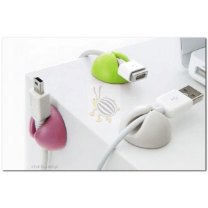 KLIPS - UCHWYT ORGANIZER DO KABLI - KOLOR / szt MIX