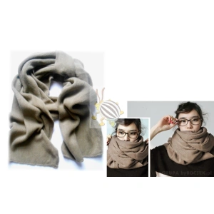 ELEGANCKI SZALIK, SZAL CLASSIC WINTER BEŻOWY