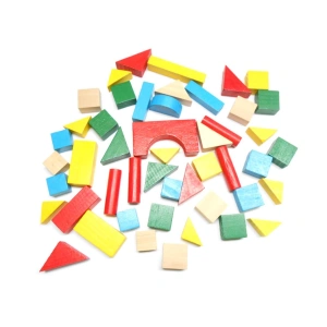 PUZZLE / KLOCKI DREWNIANE Z PODSTAWKĄ 